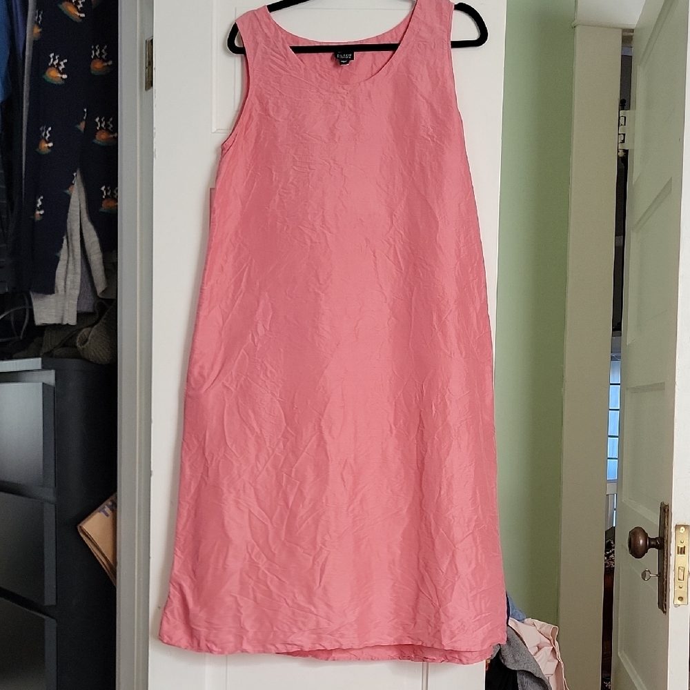Kensie Sleeveless Pink Shift Dress